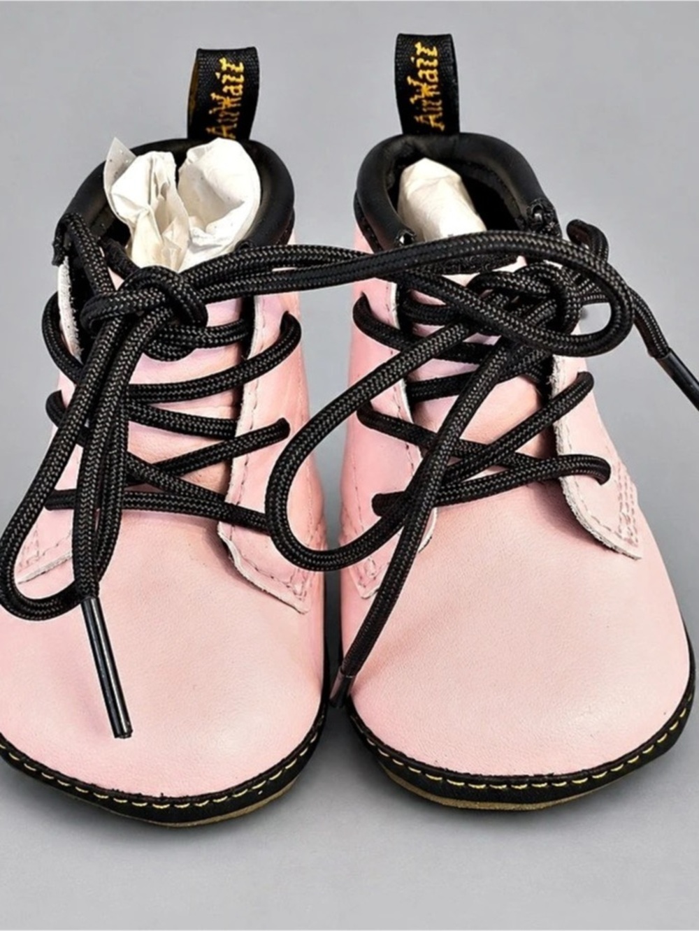 Dr. Martens 1460 Crib Pink Lace-Up Boots New